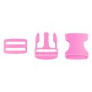 Verschluss-Set - pink - 3,8 cm